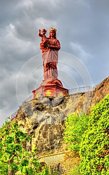 The statue of Notre-Dame of France