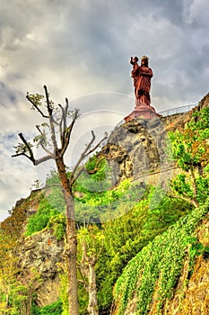 The statue of Notre-Dame of France