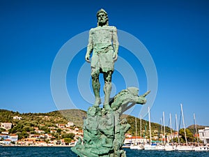 The statue of Odysseus