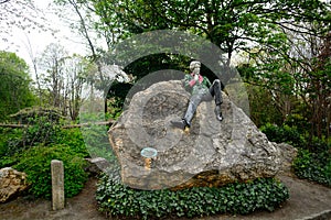 Statue of Oscar Wilde at Merrion Square, Dublin, Ireland