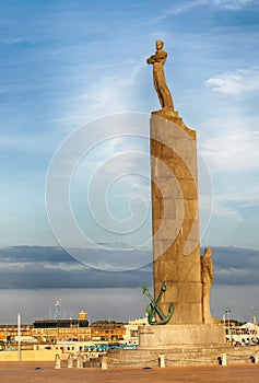 Statue in Ostend, belgium