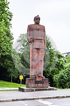 Statue of Otto Von Bismarck in Munich city