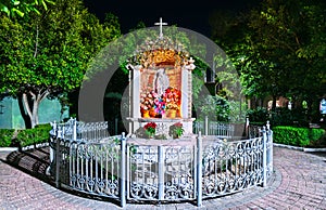 Statue of Our Lady of Guadalupe in Aguascalientes, Mexico photo