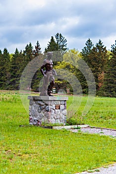 Statue outside of the CCC Museum at North Higgins Lake State Park