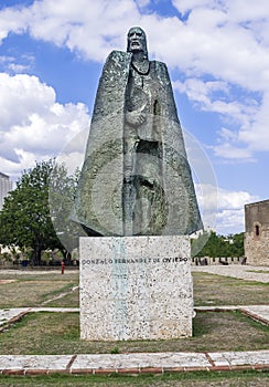 Statue at Ozama Fortress, Dominican Republic photo