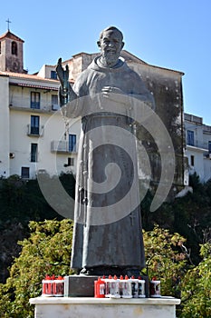 Statue of Padre Pio Pietrelcina in Diamante