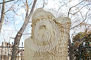 Statue of Papposelenos from the Roman stage of the Theatre of Di