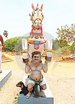 Statue park auroville tamil nadu india