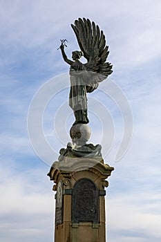 The Statue of Peace on the Hove Brighton wharf. East Sussex. England