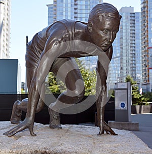 Statue of Percy Williams,