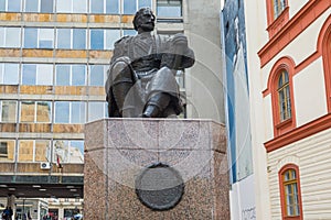 Statue of Petar II Petrovic Njegos in Belgrade, Serbia, was a Prince-Bishop vladika of Montenegro, poet and philosopher