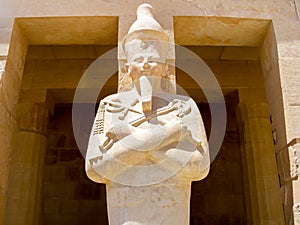Statue of a Pharaoh in the Karnak.