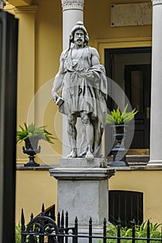 Statue of Phidias at Telfair Academy