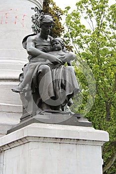 Statue - Philippe Lebon square - Lille - France