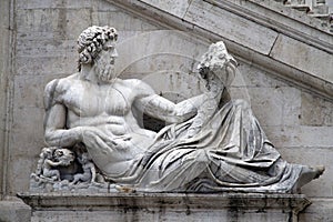 Statue on Piazza del Campidoglio, Rome