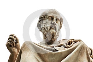 Statue of Plato in Athens. photo
