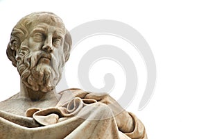 Statue of Plato in Athens. photo