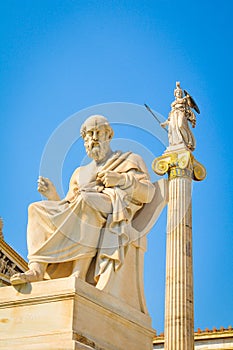 Statue of Plato photo