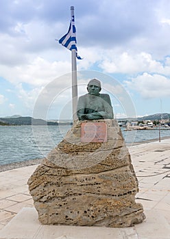 Statue of poet Nikos Kavadias