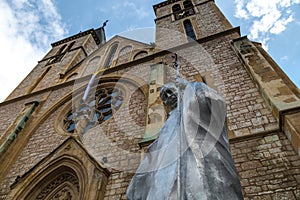 Statue of Pope John Paul II photo