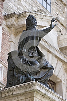 Statue of Pope Julius III, Perugia, Italy