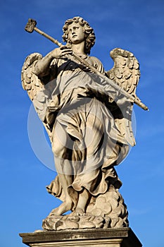 Statue Potaverunt me aceto on bridge Castel Sant' Angelo, Rome photo