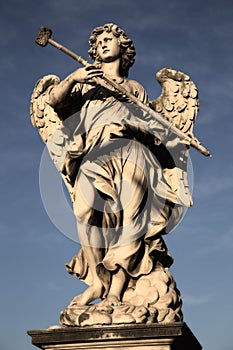 Statue Potaverunt me aceto on bridge Castel Sant' Angelo, Rome photo