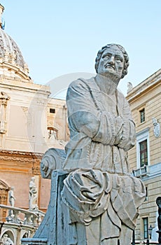 The statue of the Praetorian Fountain