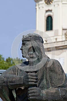Statue of Pribina in Nitra, Slovakia