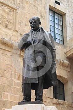 Statue of Prime Minister Paul Boffa