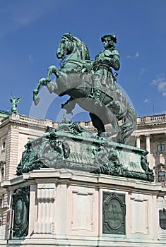 Statue of Prince Eugene, Hofburg Palace, Vienna, Austria