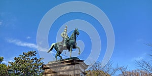 Statue of Prince Komatsu Akihito, Japan