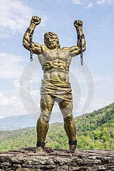 Statue of Prometheus with Broken Chain photo