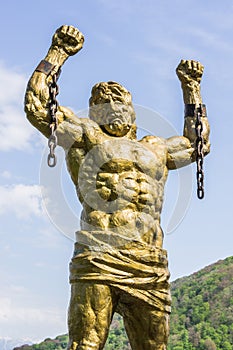 Statue of Prometheus with Broken Chain photo