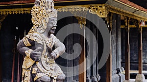 Statue in Pura Besakih Temple in Bali Island, Indonesia