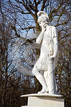 Statue of Quintus Fabius Maximus Verrucosus in Schonbrunn garden, Vienna, Austria