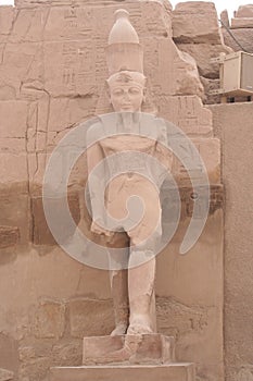 Statue of ramses 2 in Karnak temple