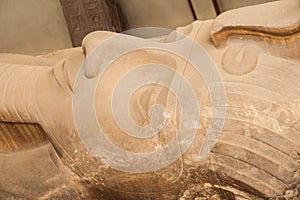 Statue of Ramses II found at Memphis, Egypt