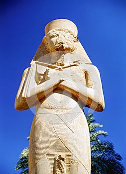 Statue of Ramses II in Karnak, Egypt