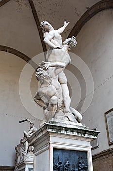 Statue The of the Sabine Women in Florence