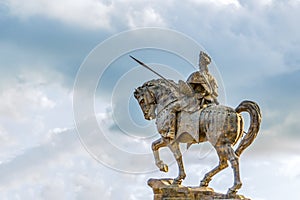 Statue of Ras Makonnen on a horse