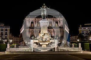 Statue Reinando Isabel Segunda de Borbon, Madrid, Spain photo