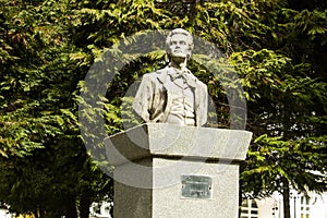 Statue representing Mihai Eminescu photo