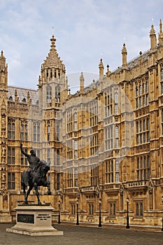 Statue of Richard 3, Houses of Parliament, London