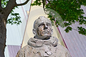 Statue of Roald Amundsen in Oslo the south pole explorer