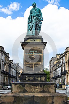 Statue of Robert Melville in Scotland