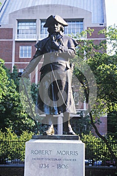 Statue of Robert Morris, Founding Father and signer of Declaration of Independence