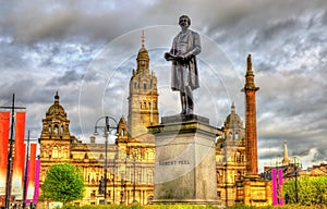 Statue of Robert Peel in Glasgow