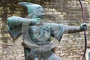 Statue of Robin Hood