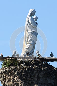 Statue on the rock